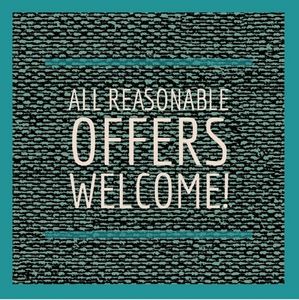 All reasonable offers will be considered